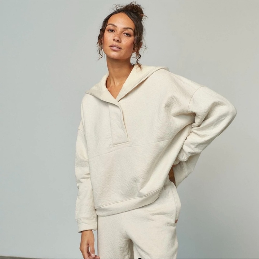Lunya Restore Double Faced Pullover Hoodie